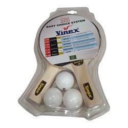 Vinex TT Bat / Ball Set - Pacer (1 Star)