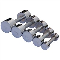 Weight Training Dumbbells - Chrome