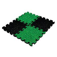 Laminated Interlocking Rubber Tile Premium