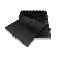 Locking Rubber Tile With Clip Jointer Super